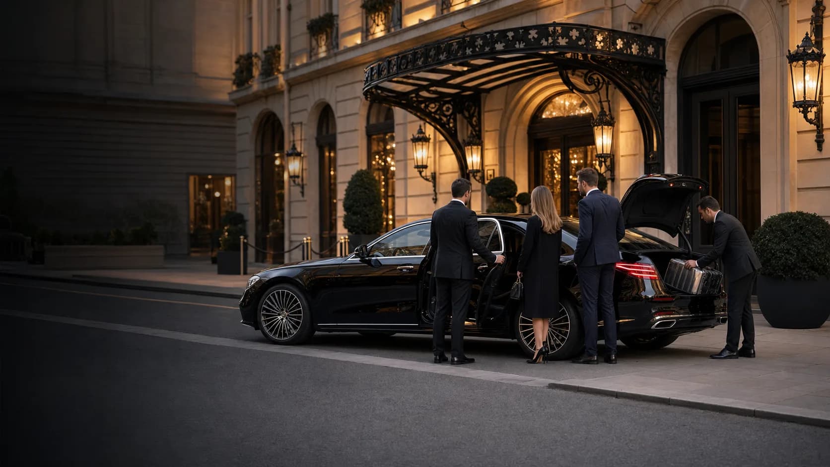 Luxury private chauffeur from Paris to Reims