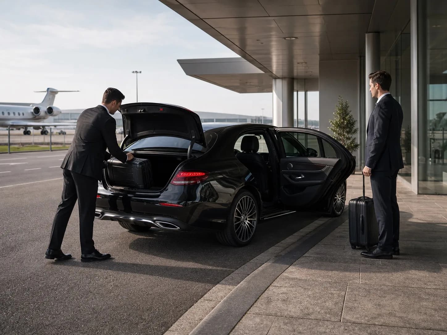 Executive car hire for business airport transfer in Paris