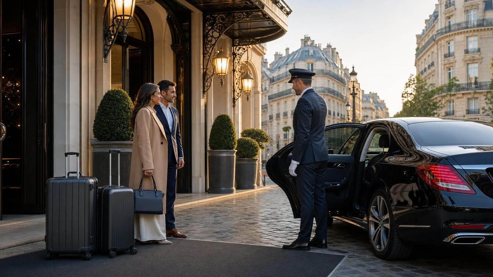 L'Arrivée à Paris : Une Première Impression Impeccable L'Arrivée à Paris : Une Première Impression Impeccable — Service de Chauffeur pour Hôtels de Luxe à Paris : L'Excellence au Service de Votre Séjour