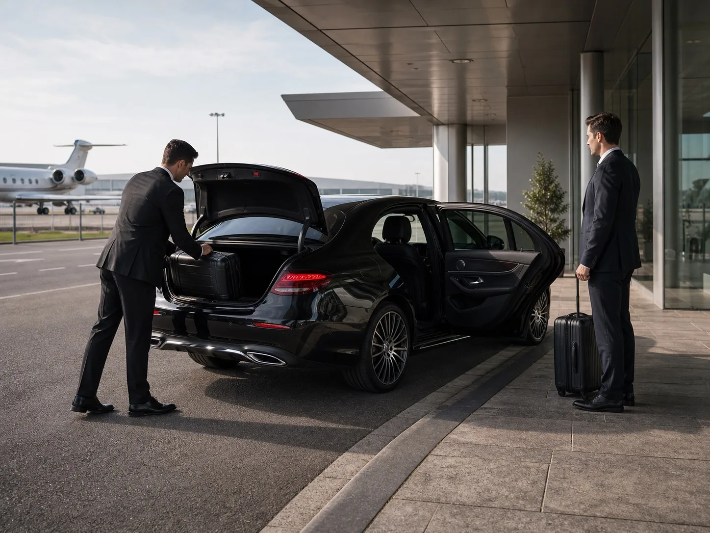 Mercedes V-Class chauffeur service in Paris hero image