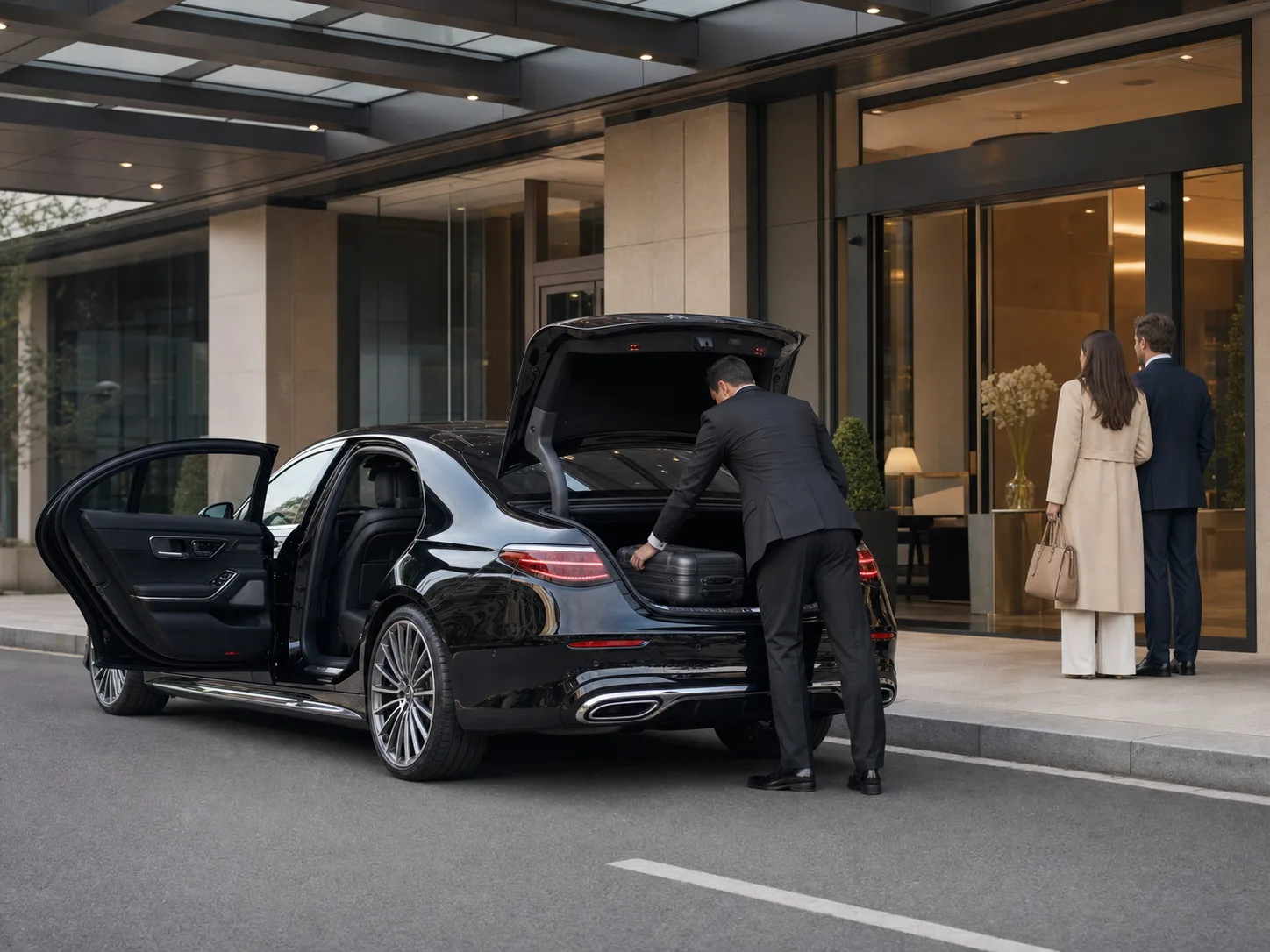 Executive chauffeur service in Paris near Le Bourget
